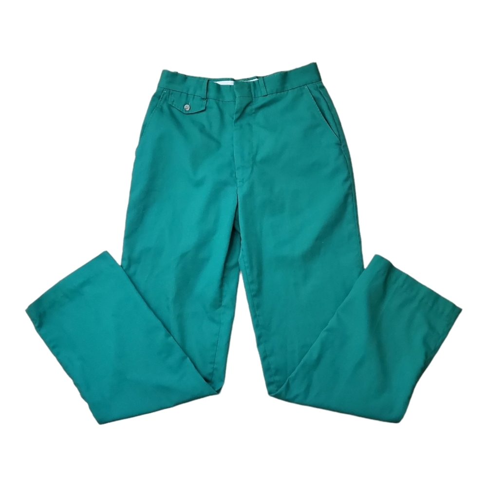 Women's Vintage High Waisted  Kelly Green Palmetto's Chino Pants‎ Size 26